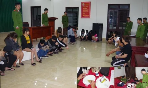 Bắt 39 nam nữ phê ma túy, đánh bạc, mua dâm trong khách sạn