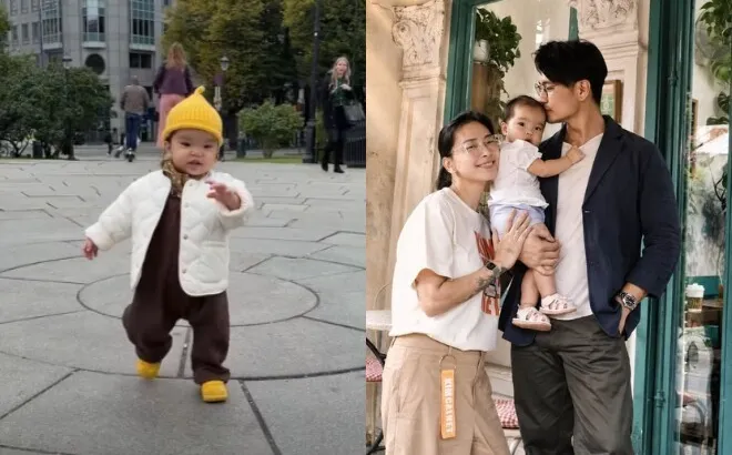 Khoảnh khắc con gái Ngô Thanh Vân thành "hoa hậu thân thiện" khi về quê ngoại ở Na Uy, chào hỏi khắp xóm làng