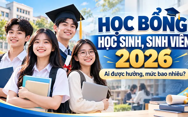 Quy định về học bổng học sinh, sinh viên mới nhất: Ai được hưởng, mức bao nhiêu?
